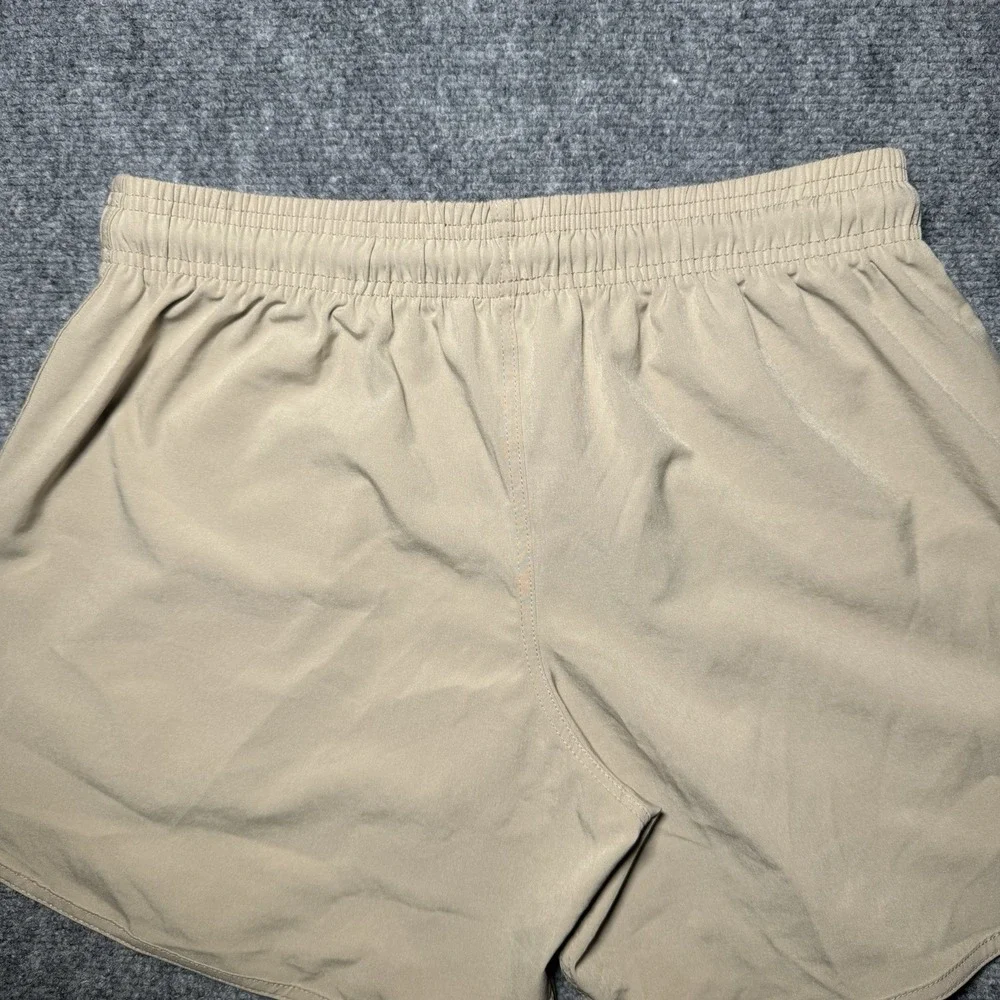 Gymreapers Sand Beige Training Gym Shorts Athletic Running Men Medium 6